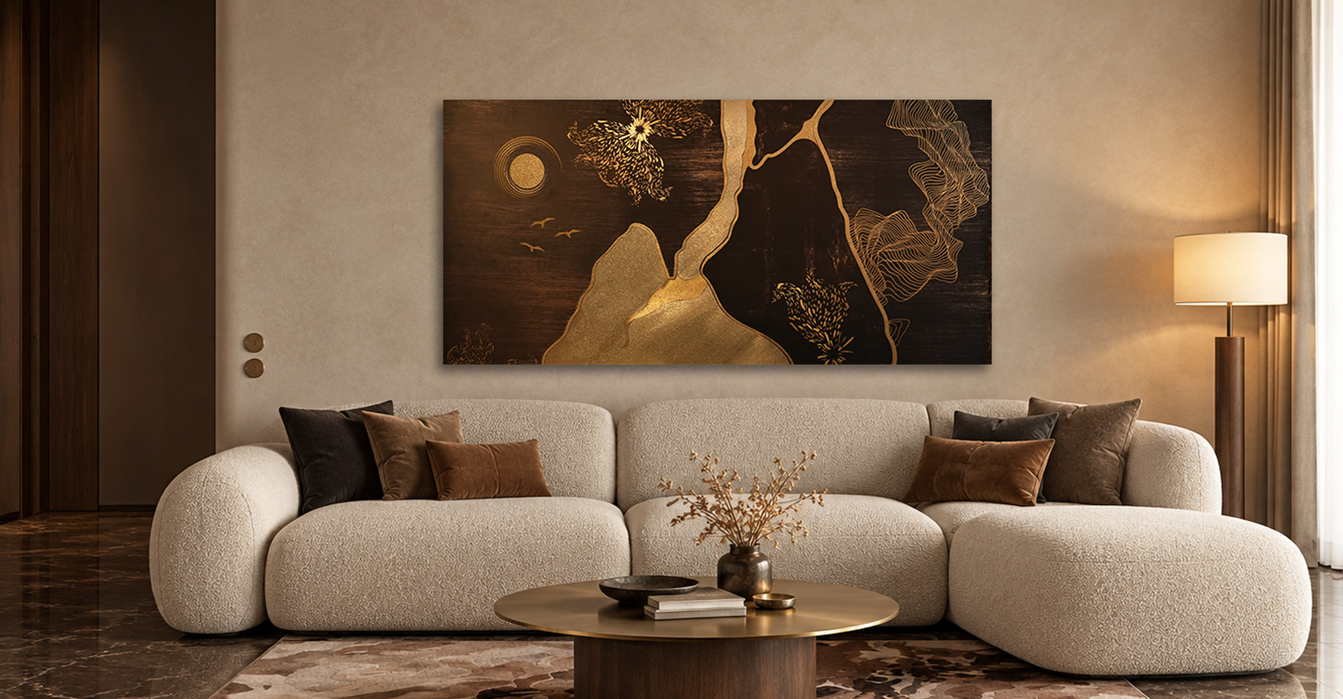The Midnight Garden in a room
