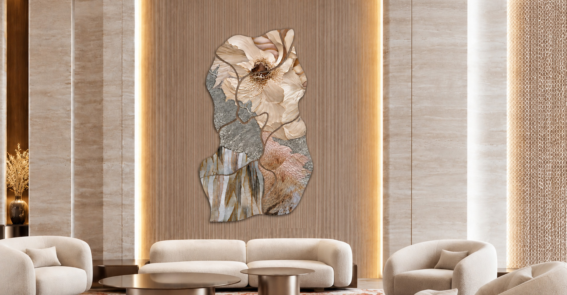Magnolia Moon Portrait in a room
